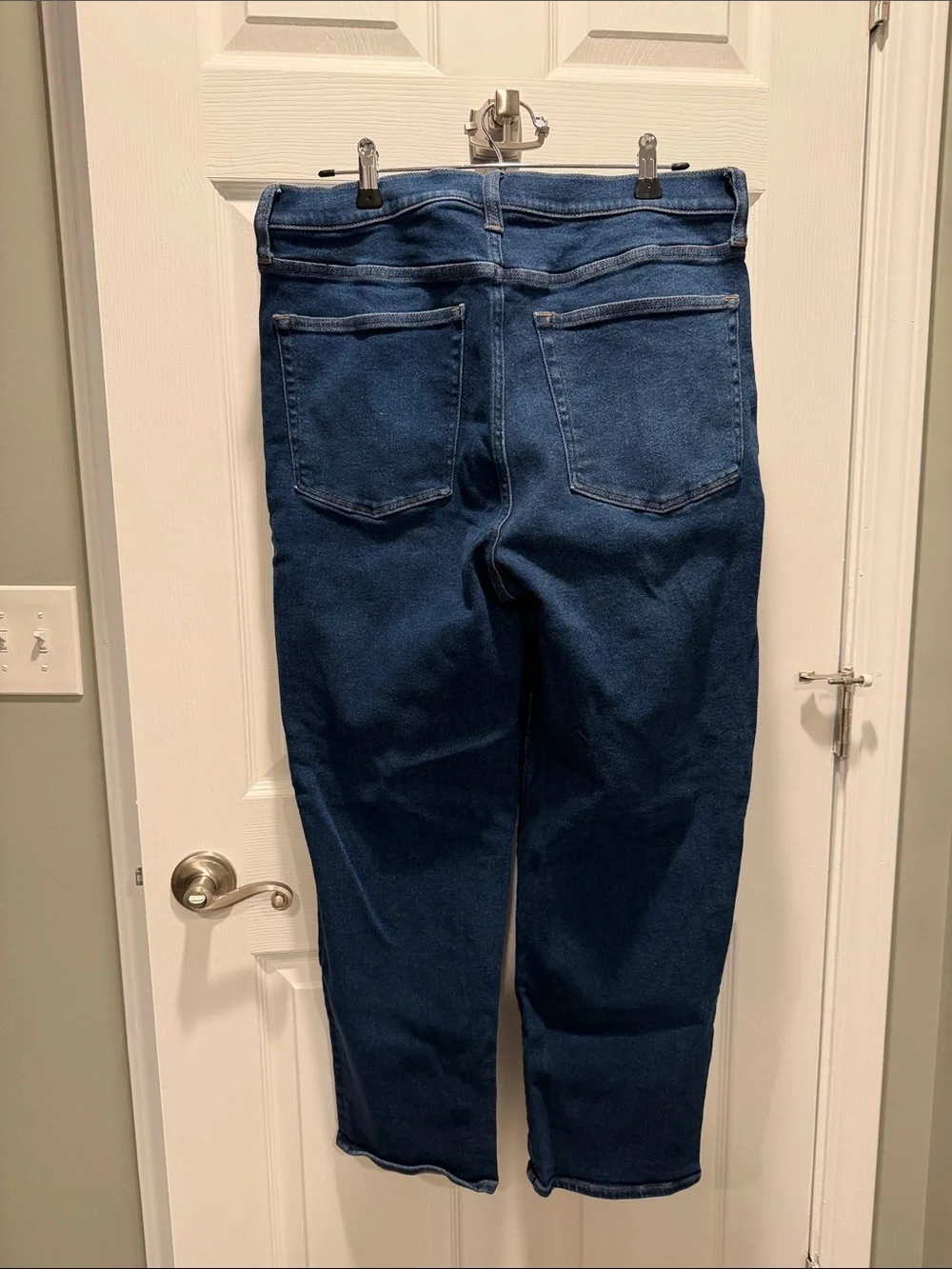 J. Crew Dark Blue Stovepipe Jeans